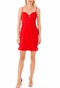 GUESS-Γυναικείο μίνι φόρεμα ANIKA GUESS κόκκινο